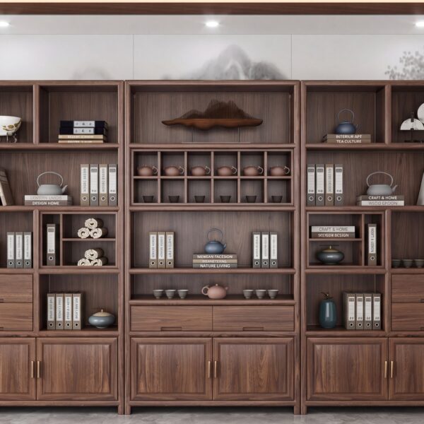 Hệ tủ bày đồ decor cao cấp BĐ006
