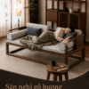 Sập trà thất gỗ hương cao cấp – Góc thưởng trà, đọc sách và nghỉ ngơi an yên cho không gian sống hiện đại